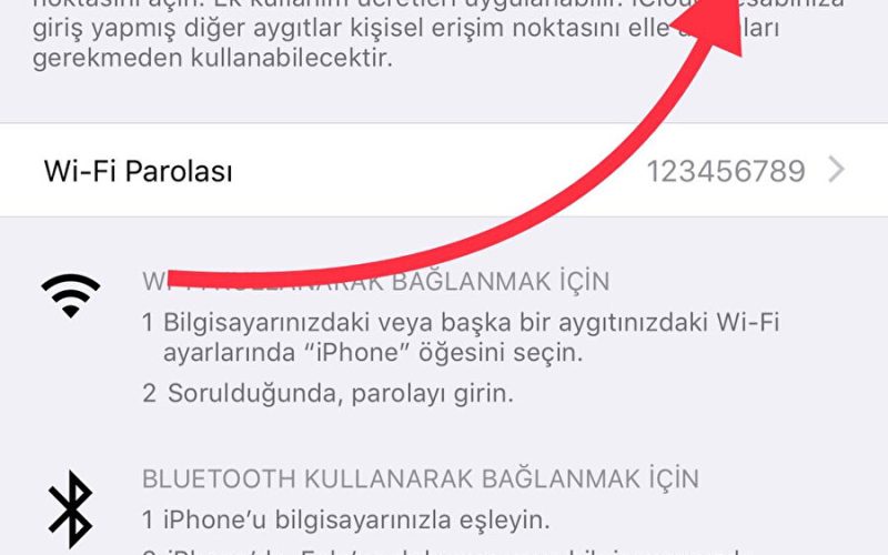 iPhone ile Hotspot Nasıl Kullanılır?